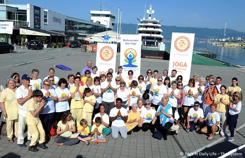 Yoga in Daily Life and Indian Ambassador celebrate IDY together in Croatia